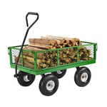 900 Lbs Steel Garden Wheels, Heavy Duty Pullable Wagon Yard Cart,. Fixed Price $149.99.
