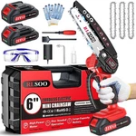 Mini Cordless, 6 Inch Handheld Battery Powered With 2 Rech.... Fixed Price $63.14.