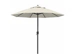 California Casa 9' Crank Lift Autotilt Alum Market Umbrella Antique Beige Olefin. Fixed Price $129.28.