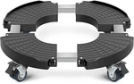 Move Heavy Plants Effortlessly - 450LB Lockable Wheel Caddy. Fixed Price $51.99.