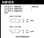 Hawk Performance HB103P.590-TU Superduty Disc Brake Pad. Fixed Price $146.69.