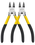 Boosden Wire Cutters, 2 Pack, Precision 6.5"- Yellow And Black. Fixed Price $21.83.