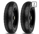 2-PACK 13 X 4.00-6 Flat Free Tire & For Wheelbarrow Garden Wagon Trolley. Fixed Price $30.00.