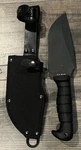 Ka-bar Heavy-duty Warthog Black 1085 Carbon Steel Fixed Knife W/ Sheath 1278. Fixed Price $65.00.