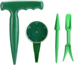 Adjustable Handheld Seed Dispenser Tool Set, Dibber & Widger For Planting - 4. Fixed Price $21.65.