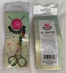 Tula Pink Hardware 4 Inch Mini Duckbill Applique Scissors Stainless Steel. Fixed Price $15.99.