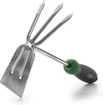 Edward Tools Stainless Steel Hoe Cultivator - Hand Tiller For Gardening, Wee. Fixed Price $29.31.