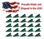 25 Pack Green Mini Roof Guard Snow Sliding Ice Stop Plastic. Fixed Price $37.99.