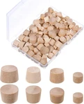 Bucherry 120 Pieces 4 Sizes Plugs Wooden Hole Button Stoppers Hardwoo. Fixed Price $14.31.