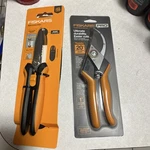 Fiskars Pro 1" Cutting Capacity Pruner + Multi Purpose Snips. Fixed Price $34.00.