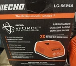 Echo Eforce Lithium-ion Rapid Charger, Model LC-56V4A *. Fixed Price $69.99.