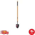In. Wood Handle Floral Carbon Steel Digging Shovel With GRIP47. Fixed Price $17.59.