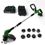 12 Inch Cordless String Trimmer Weed Whacker With 2X 20V Batteries + 8 Refill. Fixed Price $52.99.