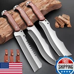 3-IN-1 Outdoor Machete W/ Sheath Tree Cutting, Clearing, Camping, Survival. Fixed Price $99.40.