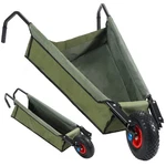 Folding Wheelbarrow Collapsible Foldable Yard Cart 88LBS Lightweight Gardenin.... Fixed Price $112.07.