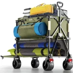 Overmont 400L Double Decker Wagon, Heavy Duty 450LBS Capacity Collapsible. Fixed Price $169.29.