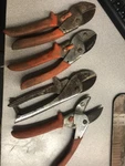 Vtg. Lot 4 Seymour Smith #119 Snap-cut Anvil Pruners Pruning Shears. Fixed Price $19.00.