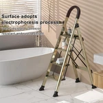 Portable Folding Step Stool With Anti-slip Sturdy And Wide Pedal 4 Ladder. Fixed Price $125.24.