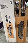 Vinsaet Flying Tiger Copenhagen Multifunctional Wine Set 6 Tools Bamboo Holder. Fixed Price $14.95.