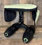 Rocker Rolling Seat W/tool Tote Organizer Gardening/yard Work Very Good!. Fixed Price $49.00.