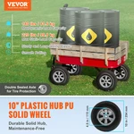 Vevor Solid Pu Run-flat Tire Wheel, 10", 2-PACK, 180 Lbs Dynamic Load, 220. Fixed Price $31.66.