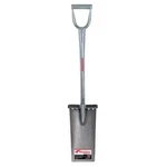 Razor-back Garden Spade Shovel Steel Blade 14GA D-grip 29IN Handle 42IN Length. Fixed Price $67.32.