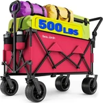 Beau Jardin Folding Push & Pull Beach Wagon 500 Lbs Collapsible Foldable Wago.... Fixed Price $180.05.
