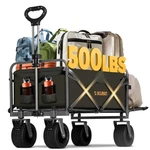 Collapsible Cart With Removable Tabletop, 500LBS Folding Wagons Ex.... Fixed Price $177.79.