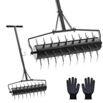 Rolling Lawn Aerator 23 Inch Heavy Duty Adjustable Handle Seeutek BQJ-2000 Soil. Fixed Price $124.99.
