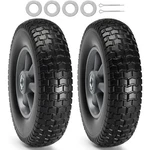 Vevor Solid Pu Run-flat Tire Wheel Free Tubeless 10" 2-PACK 180 Lbs. Fixed Price $24.99.