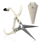 Plant Pruning Shears With Vegan Leather Sheath Garden Trimming Scissors .... Fixed Price $47.00.