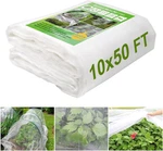Klewee 10 X 50 Ft Garden Mesh Netting, Ultra Fine Plant Covers,. Fixed Price $37.14.