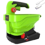 Garcare 7.2V Cordless Seed Spreader Capacity 3.3L, 2.0AH Built-in Green. Fixed Price $101.32.