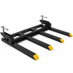 Skid Steer Loader Debris Forks - 48 Bucket Clamp 2500 Lbs Capacity. Fixed Price $259.99.