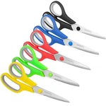 Scissors For Office, Taotree 8" All Purpose 5-PACK, Assorted. Fixed Price $17.17.