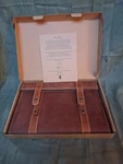 Vent Genuine Leather Notebook Cover Portfolio Handmade Brown, Journal. Fixed Price $40.00.
