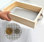 Voulosimi Soil Sifter 3/8" Mesh Screen Metal Dirt Multi-purpose. Fixed Price $41.97.