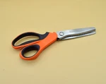Bluesnail Stainless Steel Pinking Shears Comfort Grip Handled Serrated, Orange. Fixed Price $13.49.