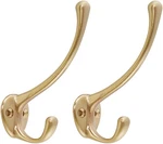 2PCS Antique Solid Brass Clothes Hooks Entryway Coat Scarf And Jacket Hang. Fixed Price $22.44.