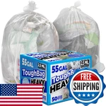 Toughbag 55 Gallon Trash Bags Mil Contractor Large Can Liners 38 X. Fixed Price $92.78.
