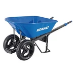 Kobalt 7-CU Ft 2 Steel Push Wheelbarrow Flat-free Tire. Fixed Price $200.00.