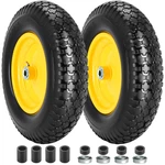 Simeiqi 16 4.80/4.00-8 Flat-free Solid Wheelbarrow And Tire 3-7CENTERED. Fixed Price $97.48.