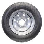 Radial Trailer Tire Rim ST145/R12 Inch Load Lug Silver Wheel. Fixed Price $139.99.