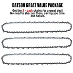 Pack 10" For Corona Clipper Pole Chainsaw Blade 3/8LP 050 40DL TP4000. Fixed Price $23.99.