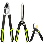 Yrtsh Loppers Hedge Clippers & Pruners Combo Set 3-PIECE Shears Sharp T.... Fixed Price $60.99.