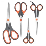 4 Pack Multipurpose Soft Grip Handle Scissors, Ultra Sharp Craft Set.... Fixed Price $17.86.