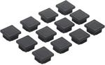 Square Plastic Plug, End Caps For Tubing Pipe Od Inch, Black. Fixed Price $12.64.