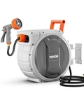 Retractable Garden Hose Reel 5/8 Inch 100 Ft Wall Heavy Duty Vevor Mounted. Fixed Price $209.99.