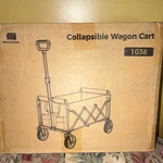 Tanstrider Collapsible Foldable Utility Wagon Cart 1038 Black 4-WHEEL. Fixed Price $29.99.