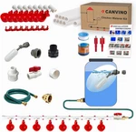 Automatic Chicken Waterer System (45 Accessories Included), Complete Pvc Pipelin. Fixed Price $52.43.